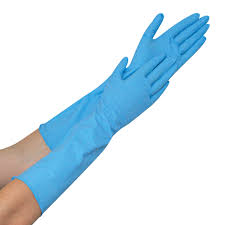 Long Cuff Blue Nitrile Gloves (Bundle-10 Cartons)