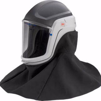 Respiratory Helmet Assembly with Premium Visor and Flame Resistant Shroud